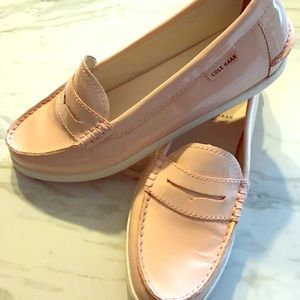 Cole Haan Pinch Pink Patent Leather Loafers